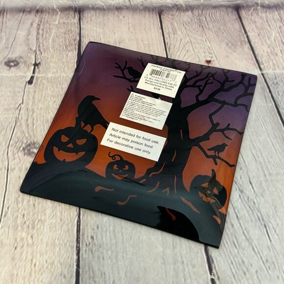 Yankee Candle Halloween Square Frosted Display Tray - Picture 3 of 3